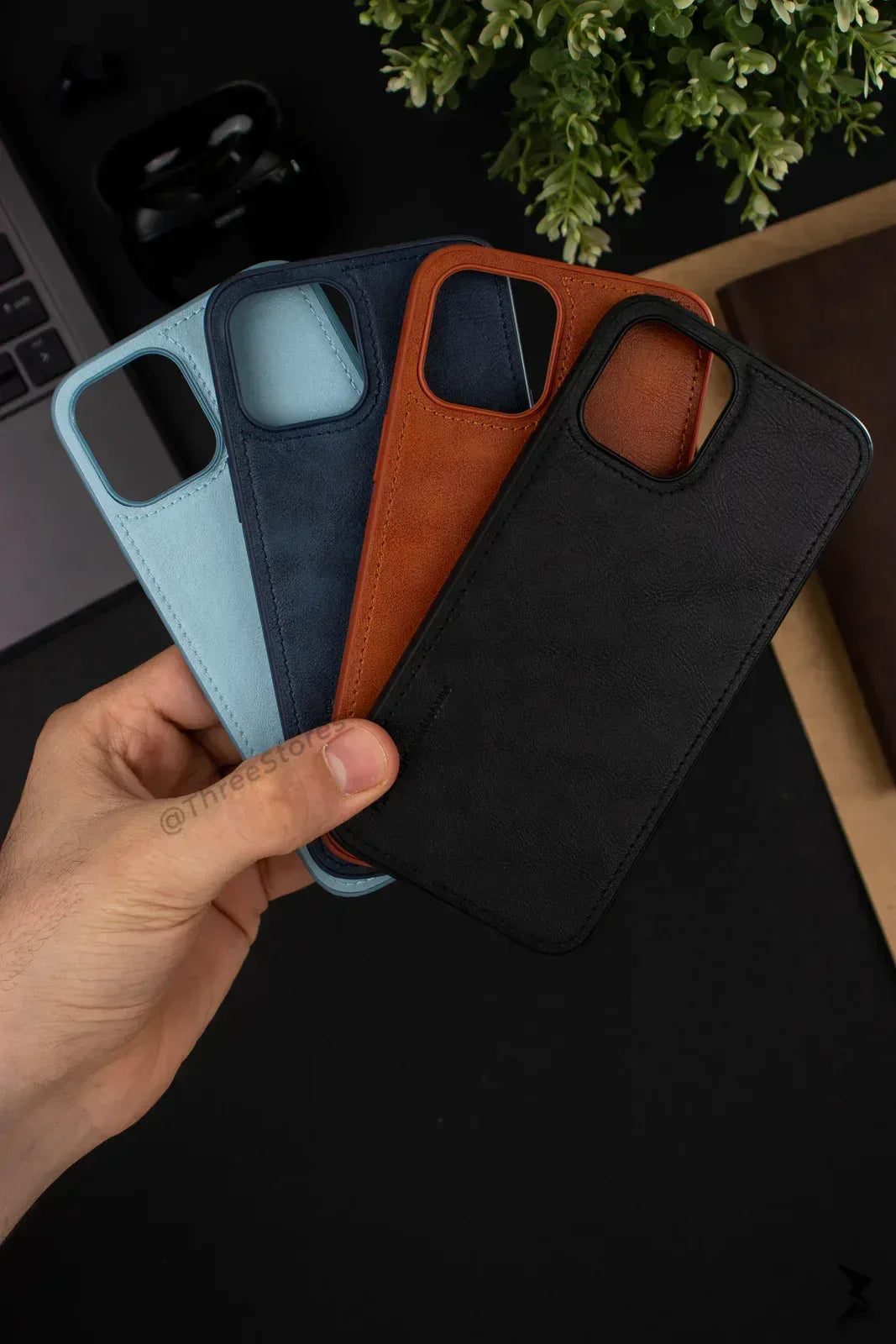 HDD Leather Case iPhone 13 Pro - Three