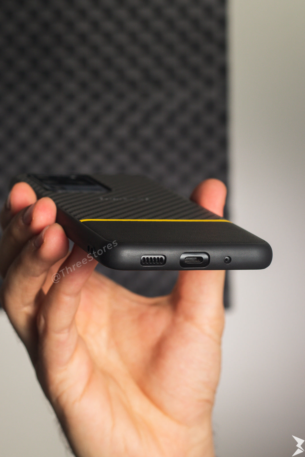 Black Fiber Protective Case Samsung S20 Ultra