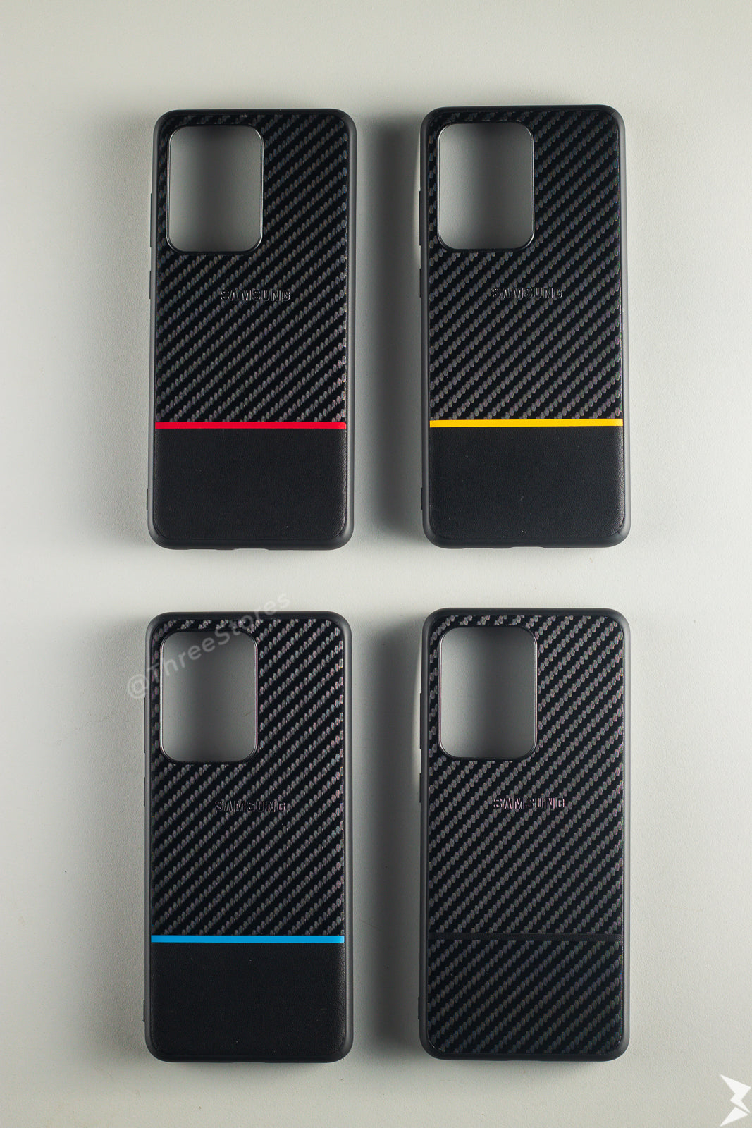 Black Fiber Protective Case Samsung S20 Ultra