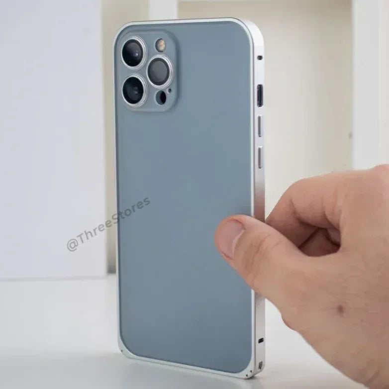 QY Metal Camera Protection Case iPhone 14 Pro Max - Three