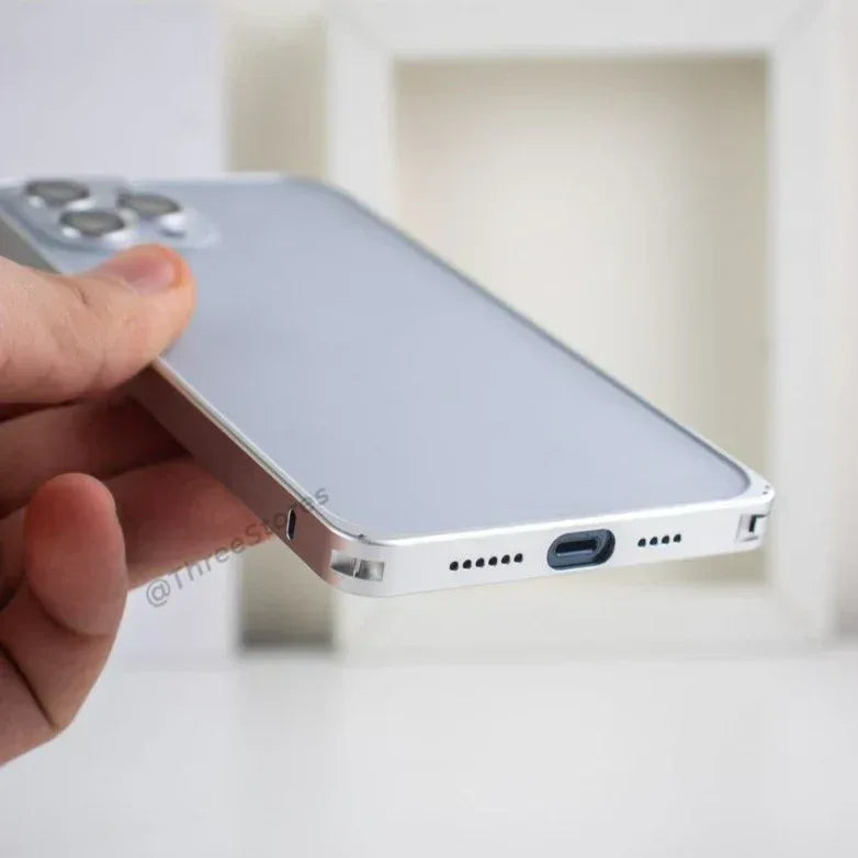 QY Metal Camera Protection Case iPhone 14 Pro Max - Three