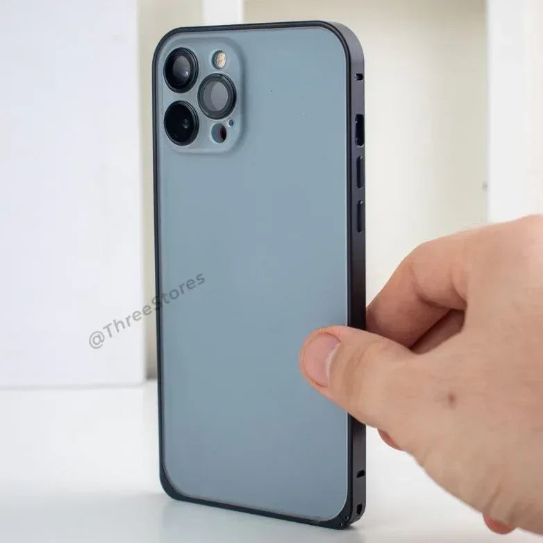 QY Metal Camera Protection Case iPhone 14 Pro Max - Three