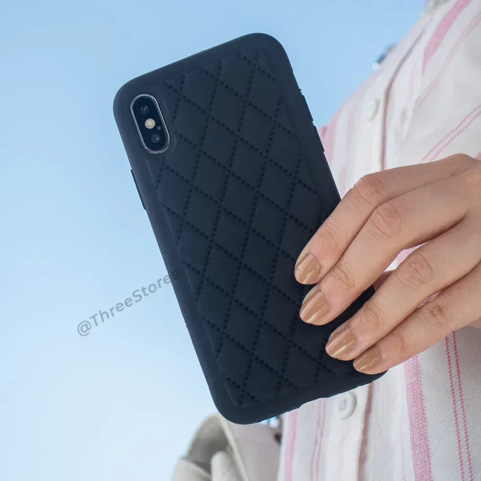 Woven Pattern Case iPhone X - Three