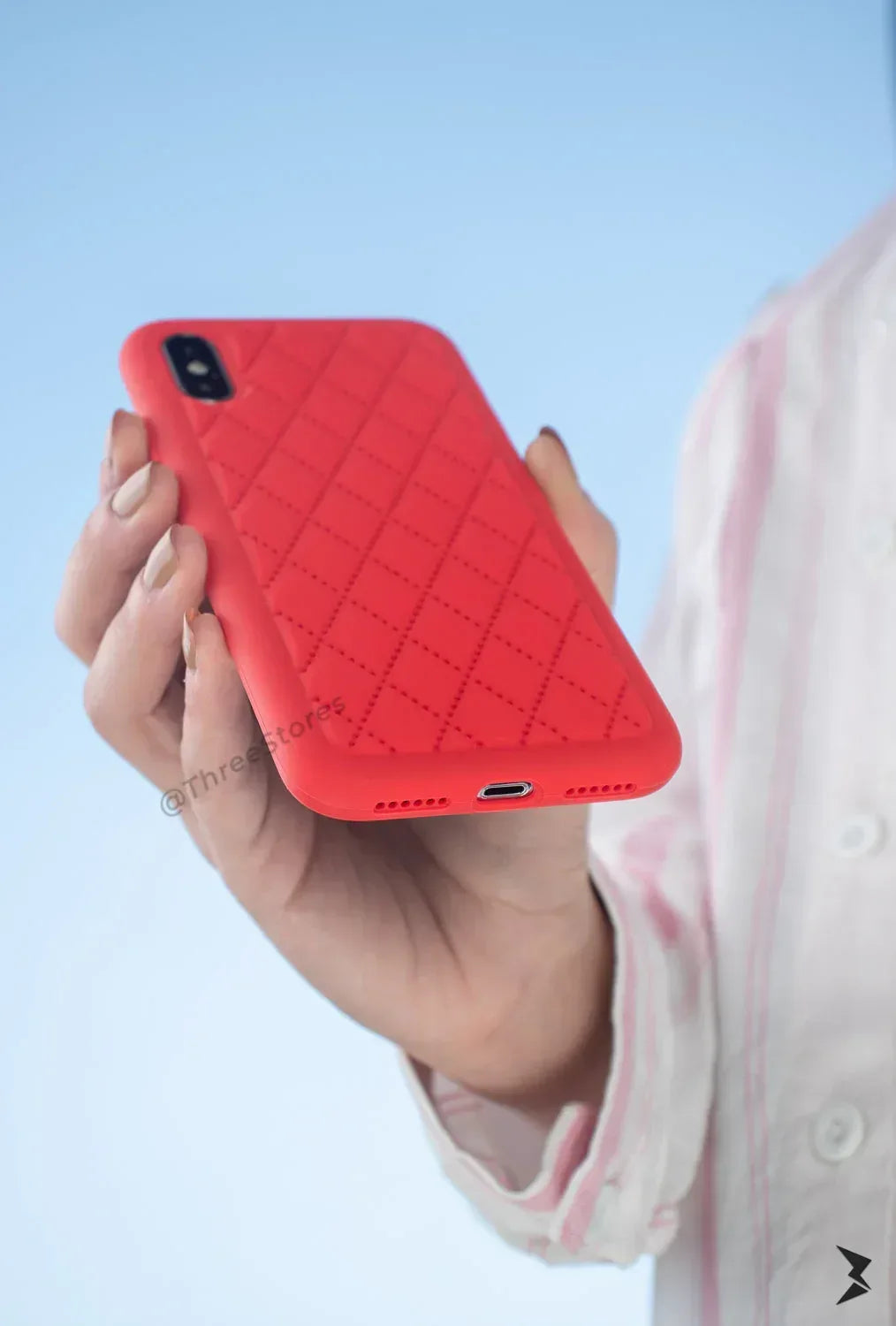 Woven Pattern Case iPhone X - Three