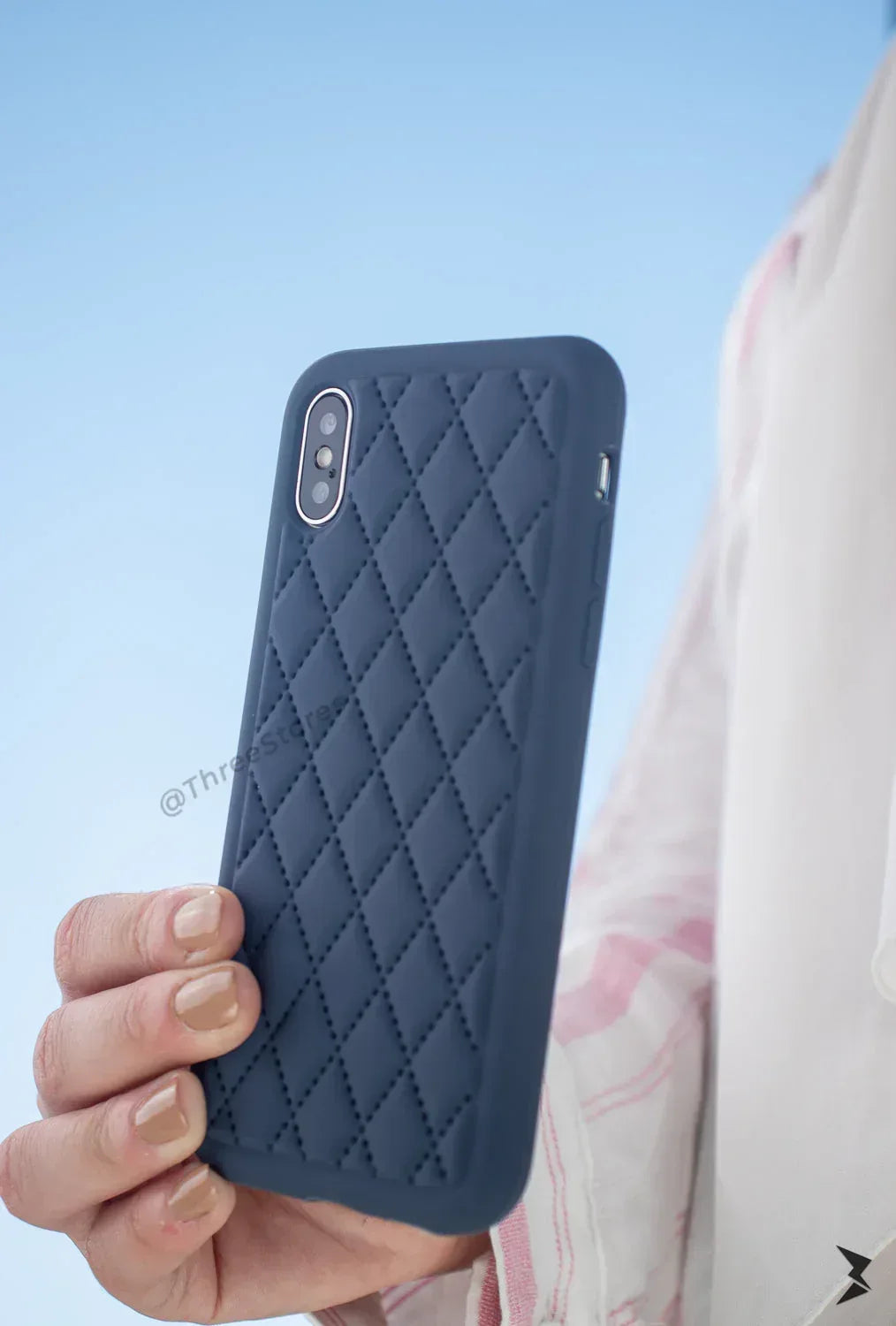 Woven Pattern Case iPhone X - Three