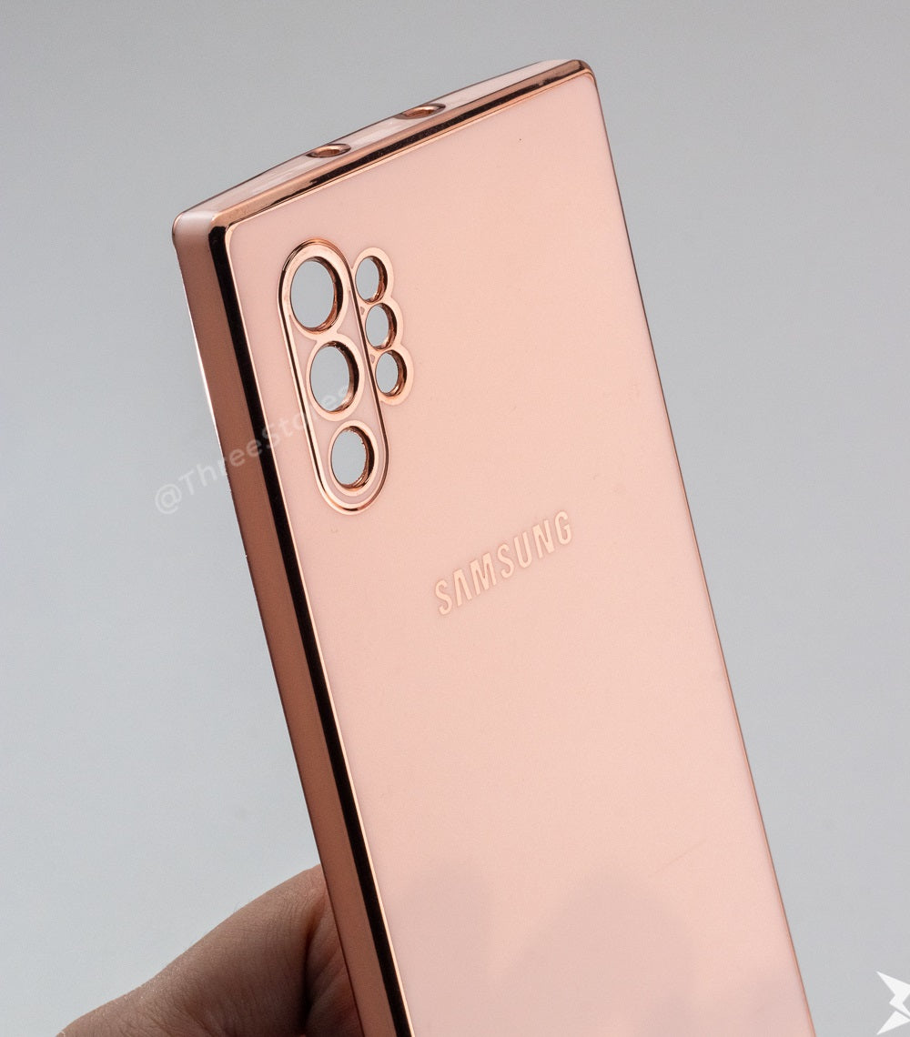 Plating Gold Lens Protection Case Samsung Note 10 Plus