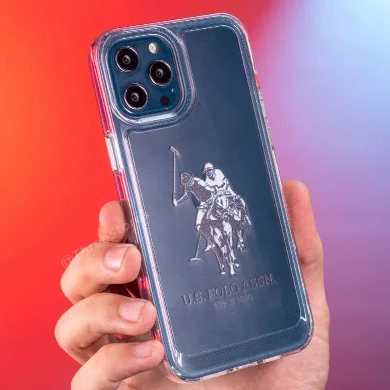 U.S Polo Assn Transparent Case iPhone 12 / 12 Pro - Three