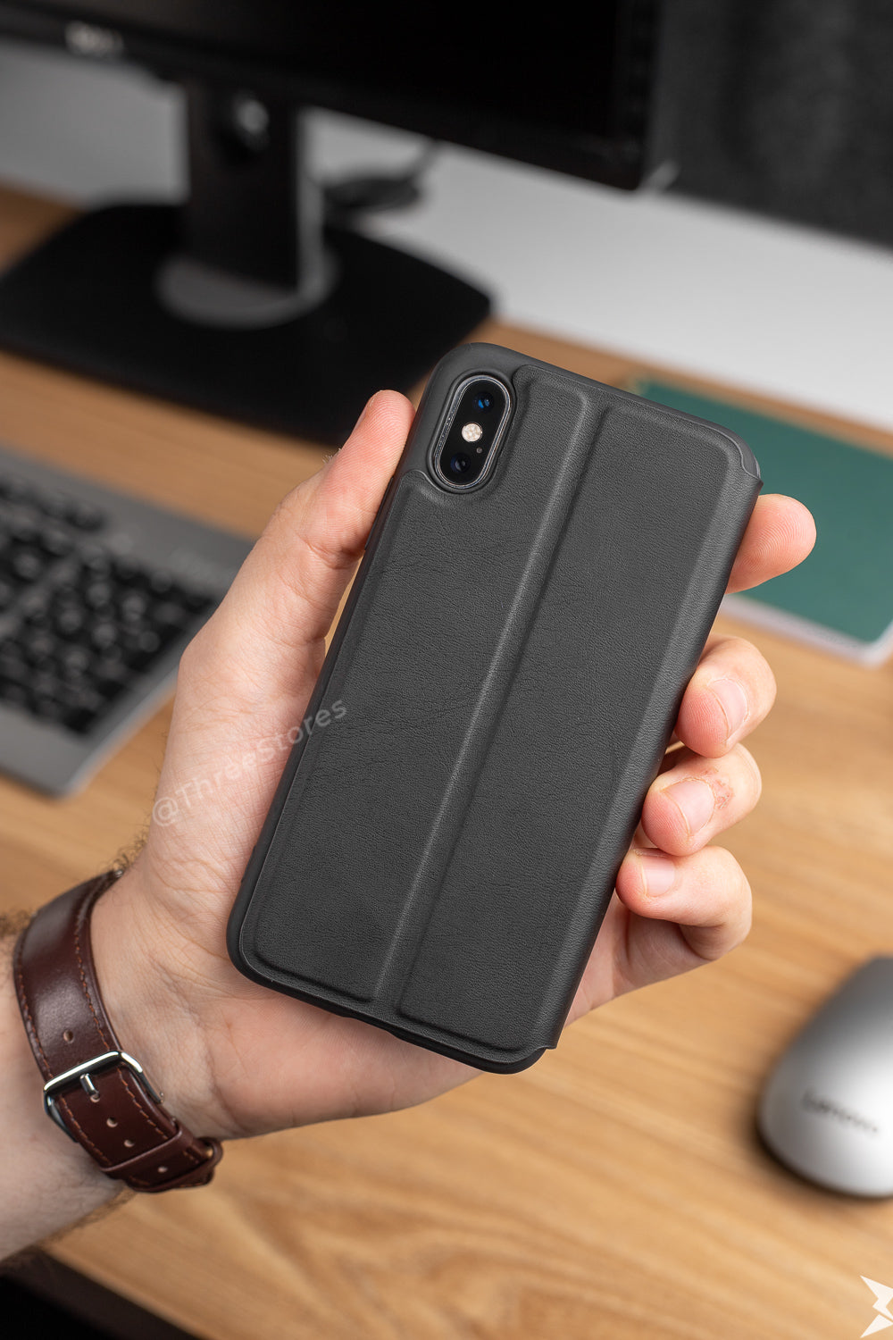 Coblue Leather 360 Ultra Thin Case iPhone X Max