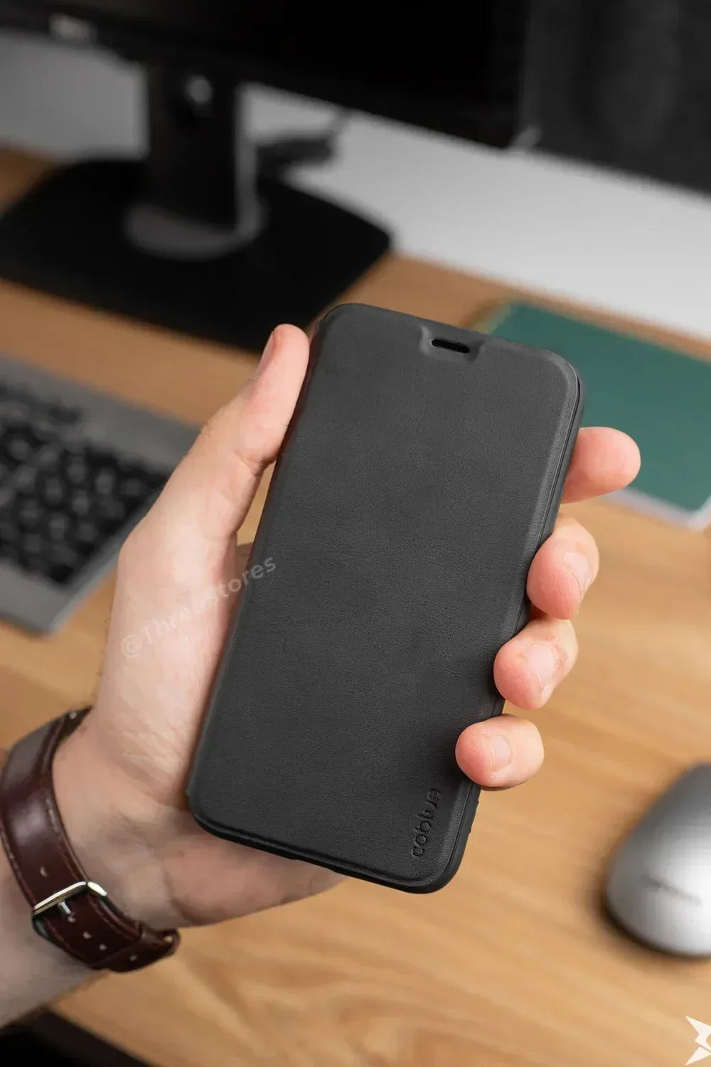 Coblue Leather 360 Ultra Thin Case iPhone X Max - Three