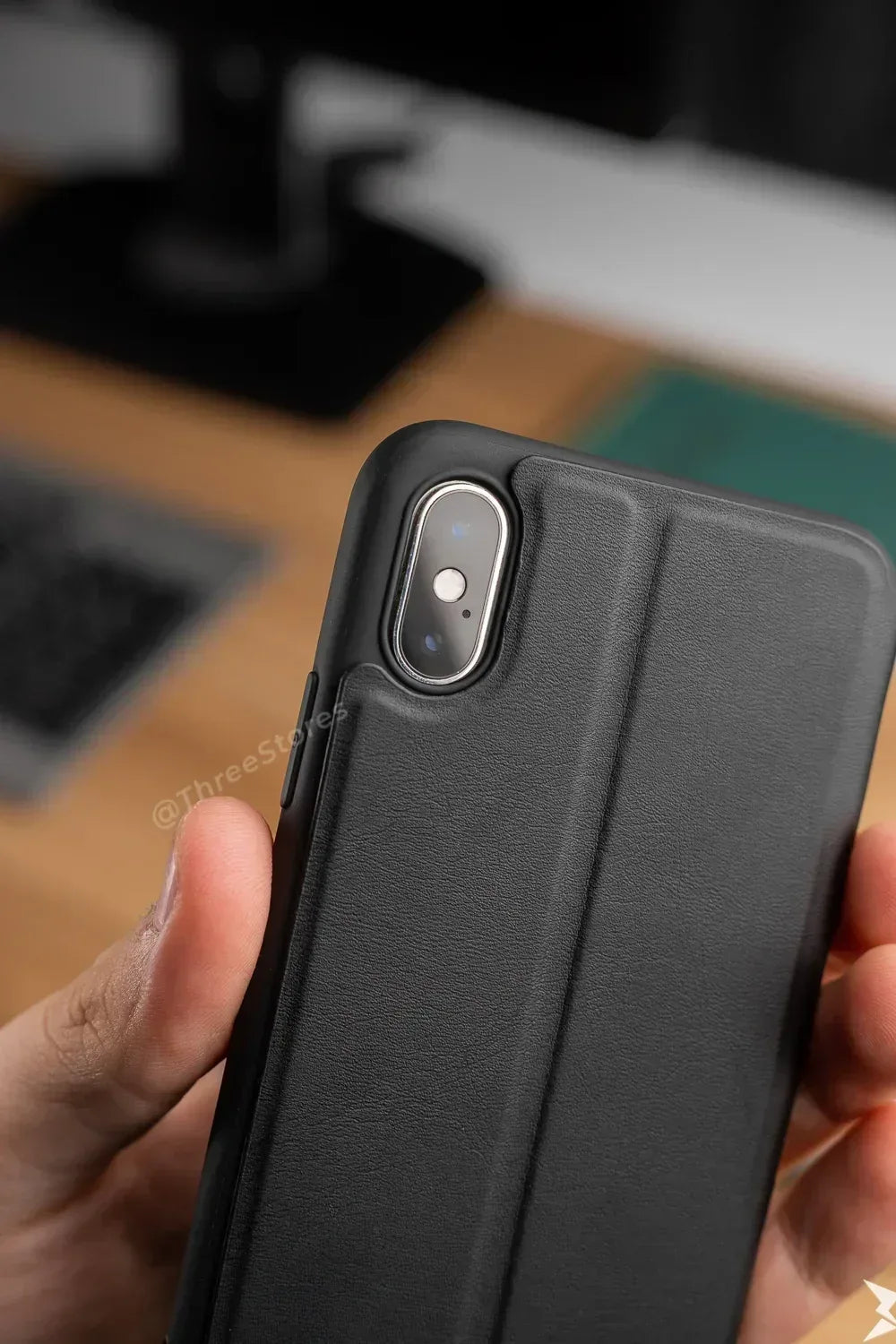 Coblue Leather 360 Ultra Thin Case iPhone X Max - Three