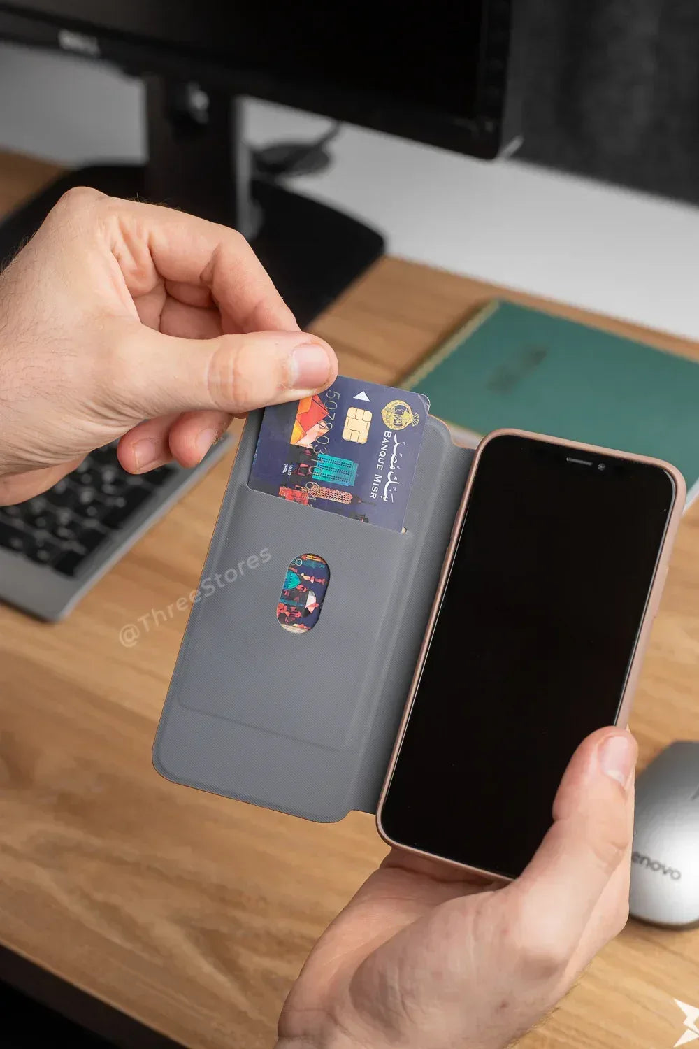 Coblue Leather 360 Ultra Thin Case iPhone X Max - Three