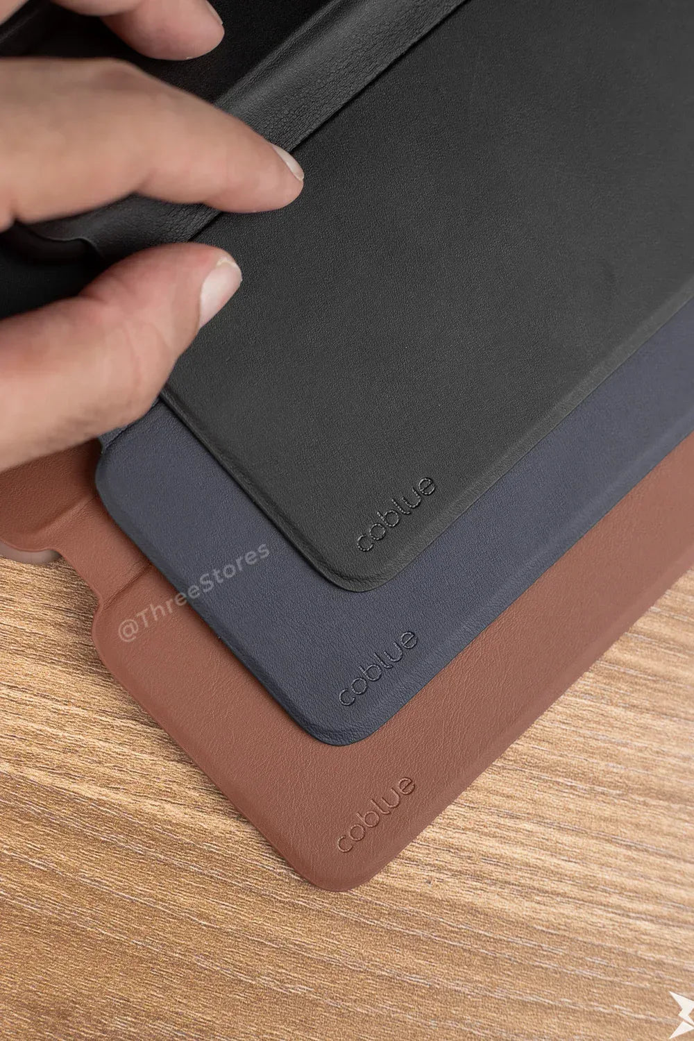 Coblue Leather 360 Ultra Thin Case iPhone X Max - Three