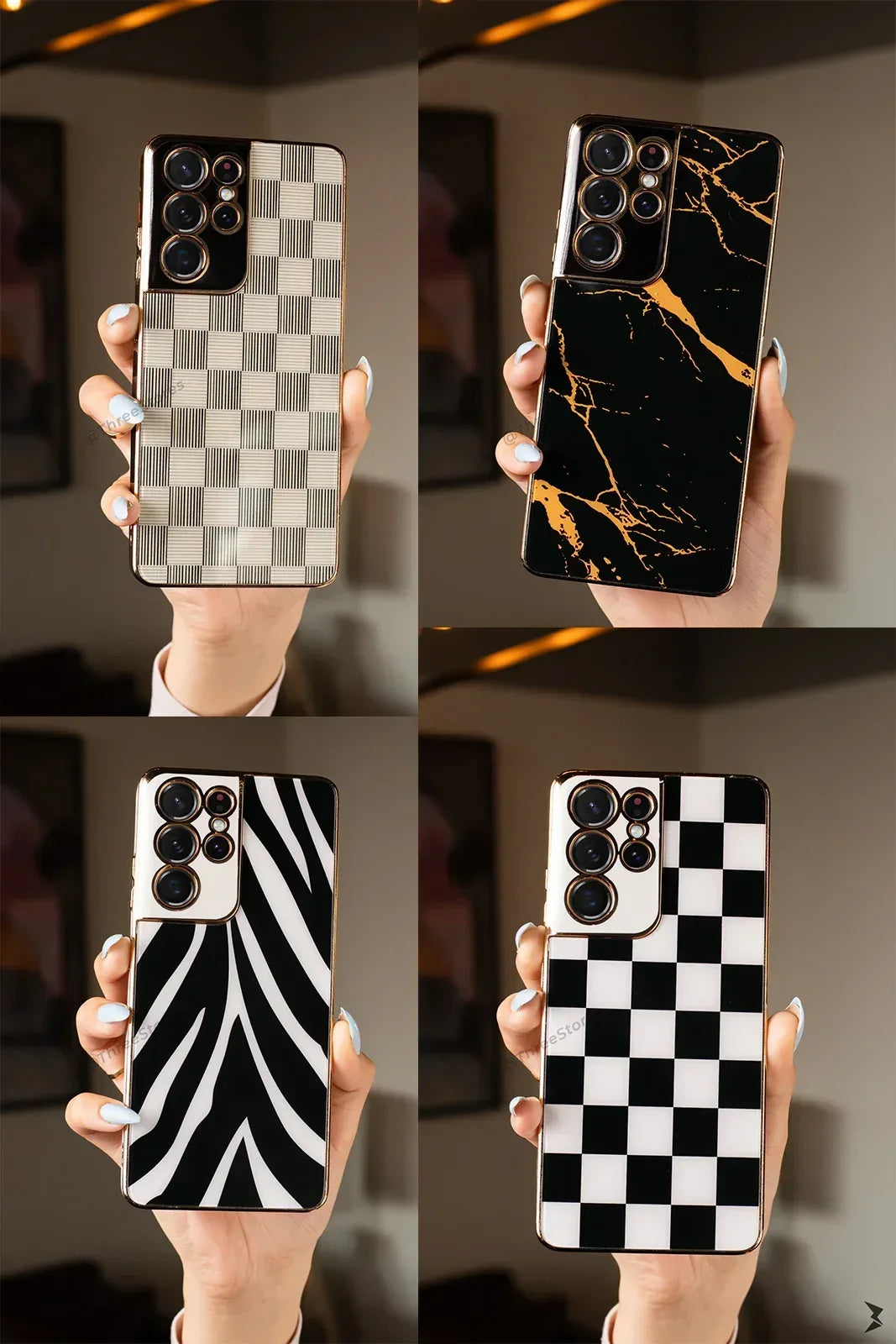 Soft Glass Air Skin Camera Protection Case Samsung S21 Ultra - Three