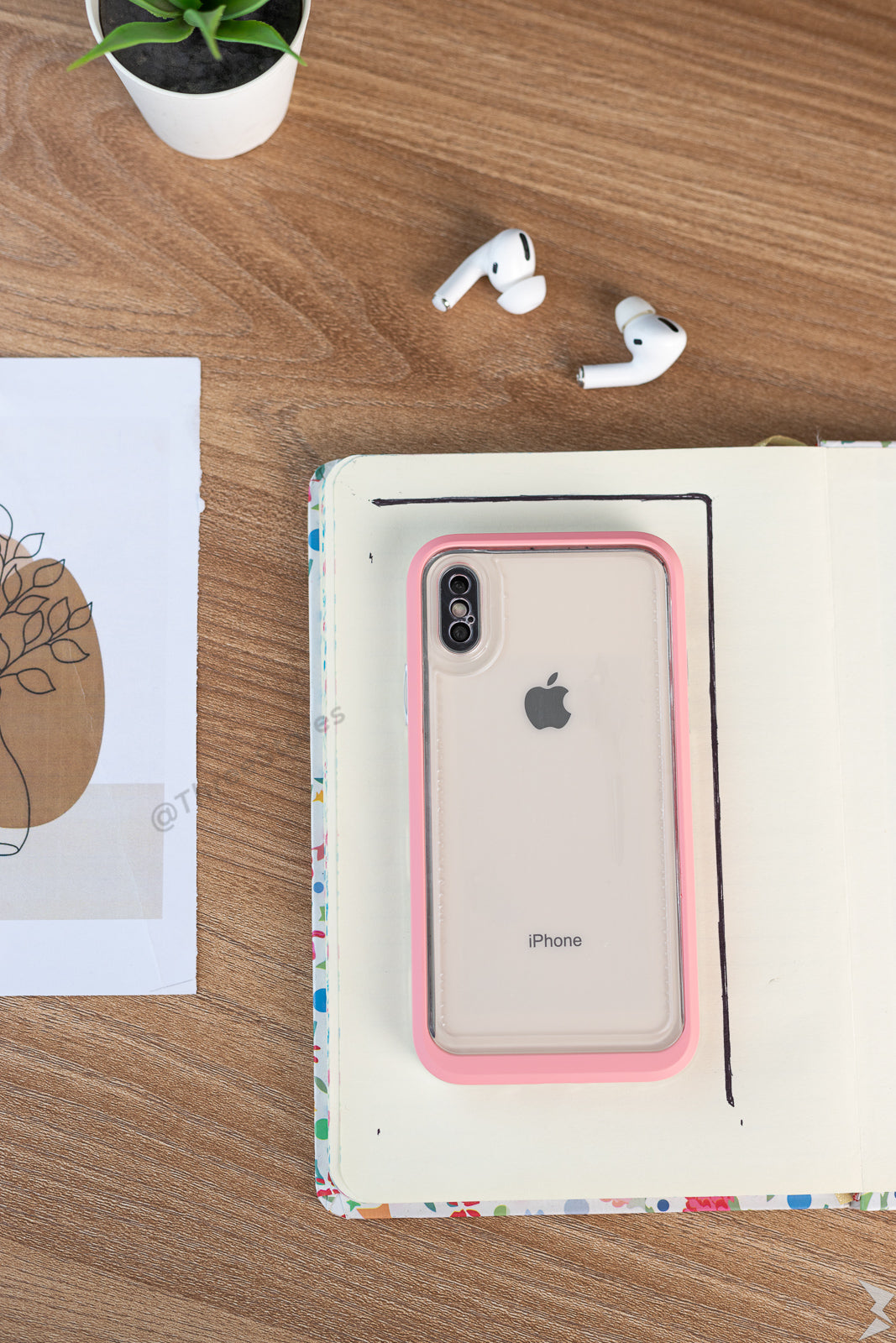 Transparent Double Farme Case iPhone X