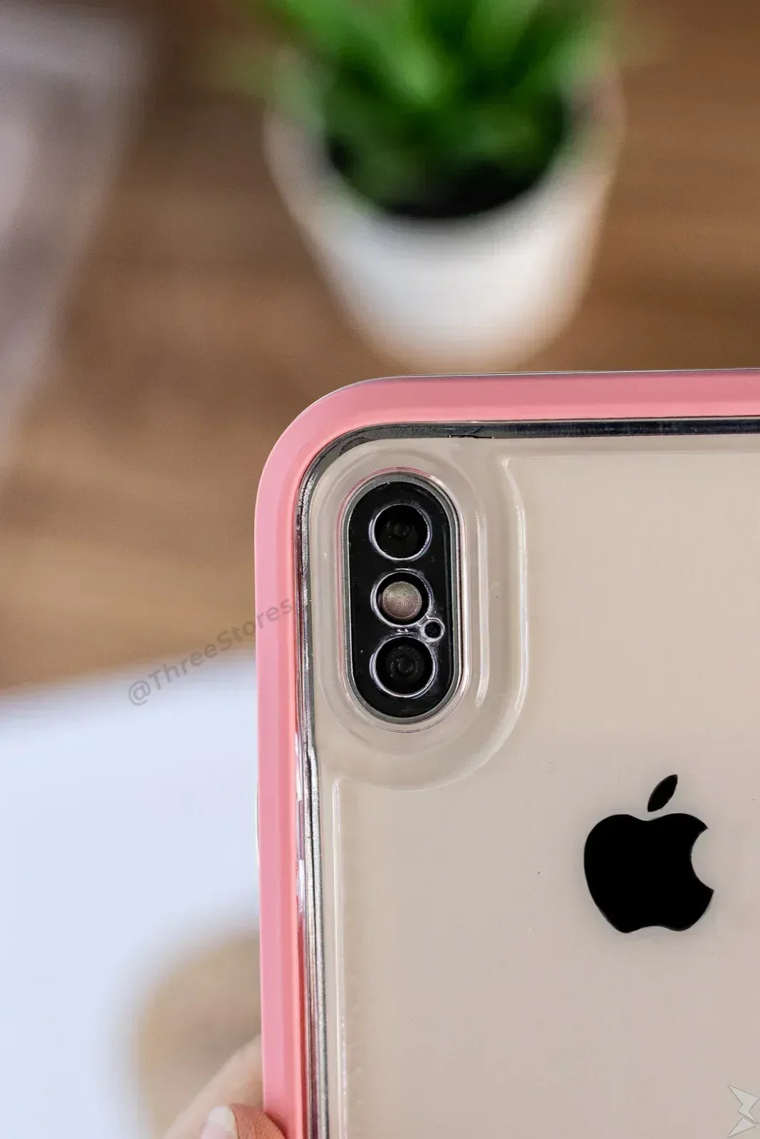 Transparent Double Farme Case iPhone X - Three