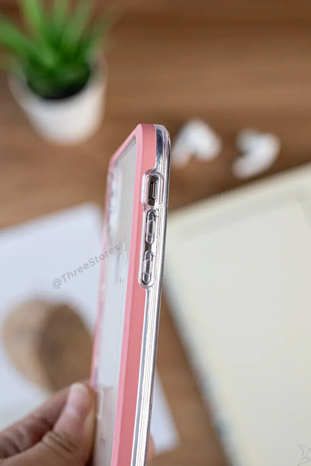 Transparent Double Farme Case iPhone X - Three