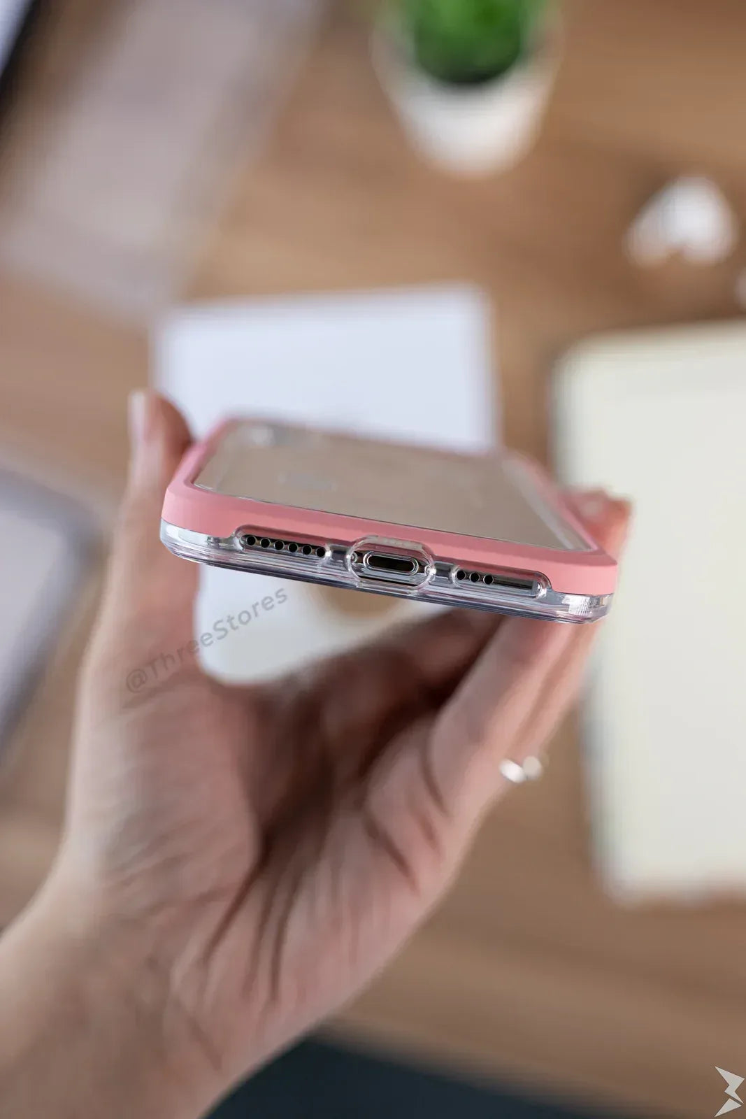 Transparent Double Farme Case iPhone X - Three