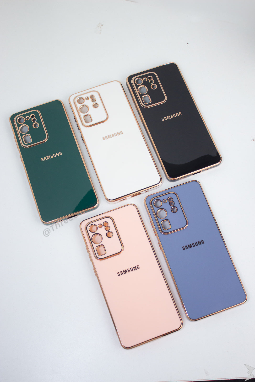 Plating Gold Lens Protection Case Samsung S20 Ultra