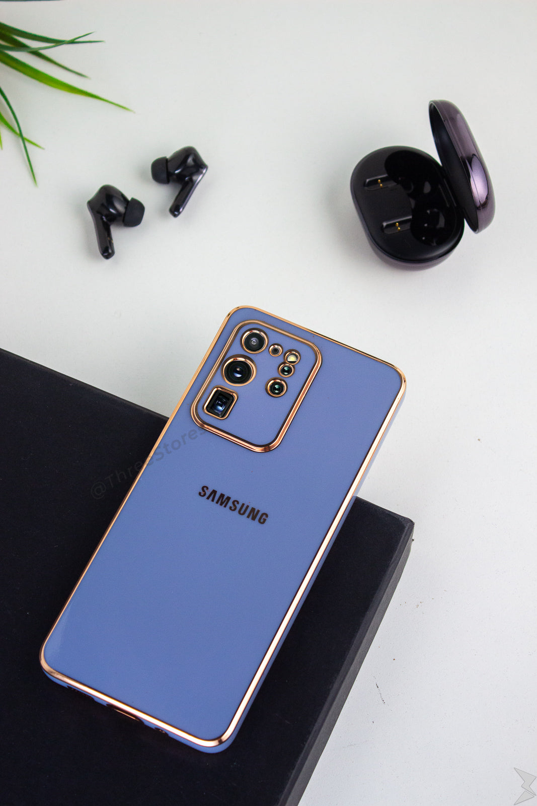 Plating Gold Lens Protection Case Samsung S20 Ultra
