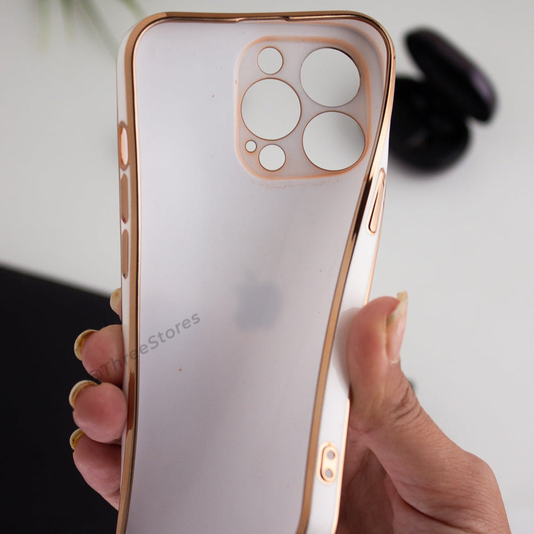 Plating Gold Lens Protection Case iPhone 11 pro