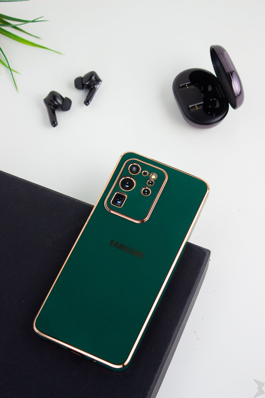 Plating Gold Lens Protection Case Samsung S20 Ultra