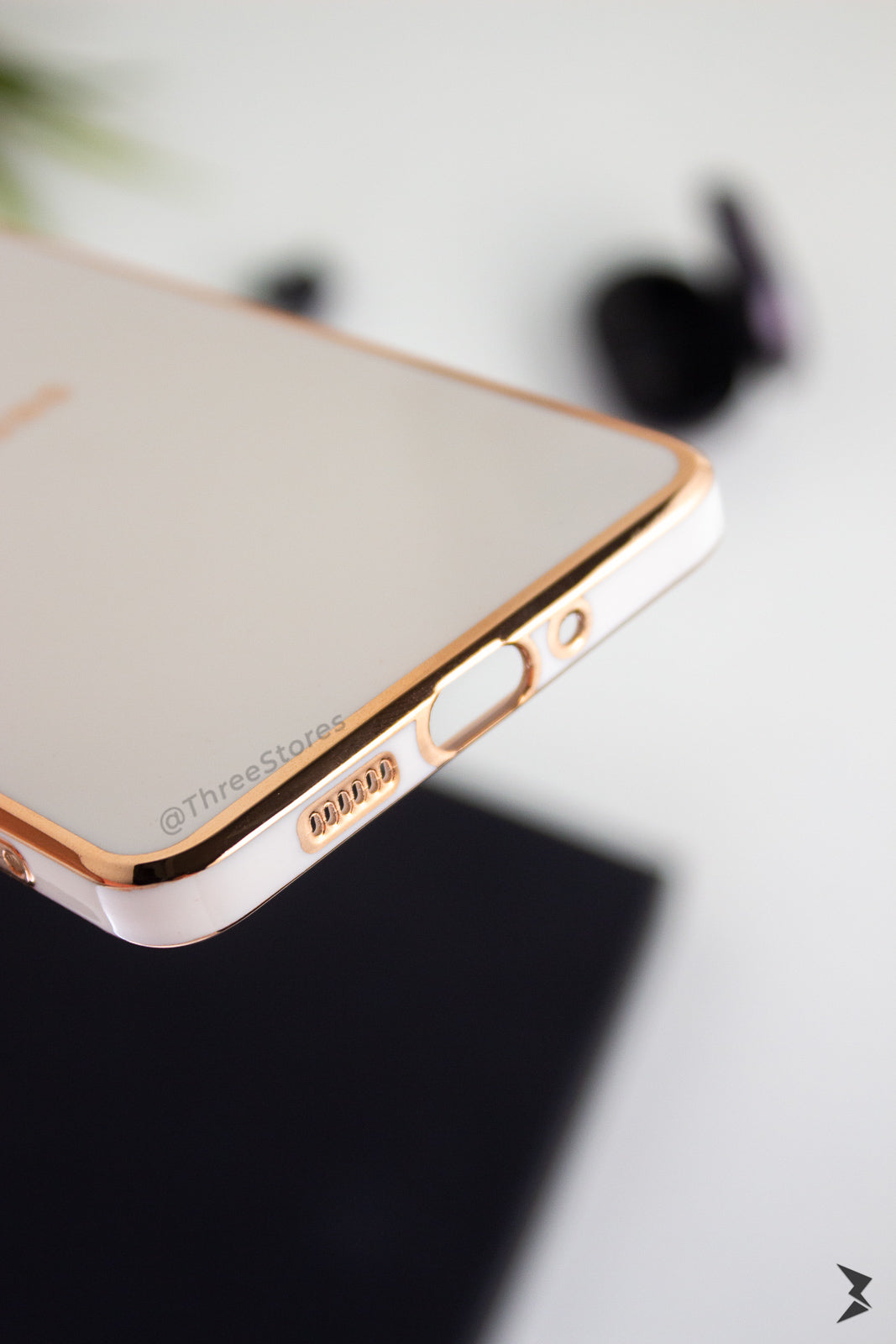Plating Gold Lens Protection Case Samsung A52