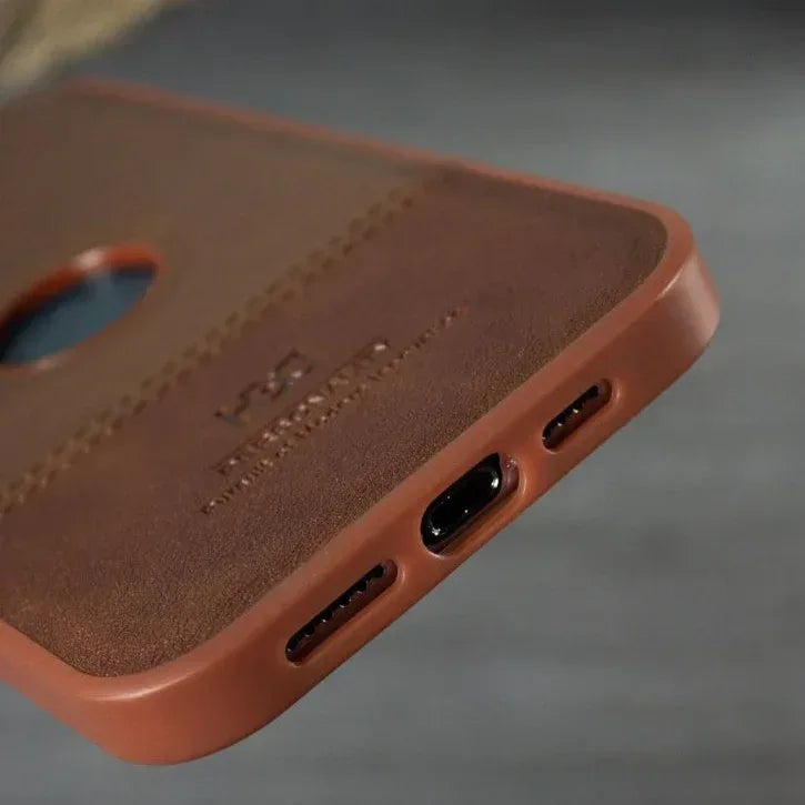 HDD Mix Leather Case iPhone 15 Pro - Three
