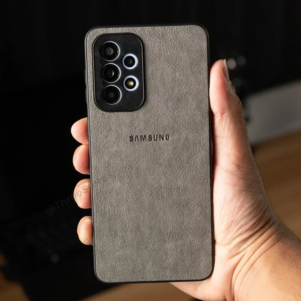 Leather Camera Protection Case Samsung A33 - Three