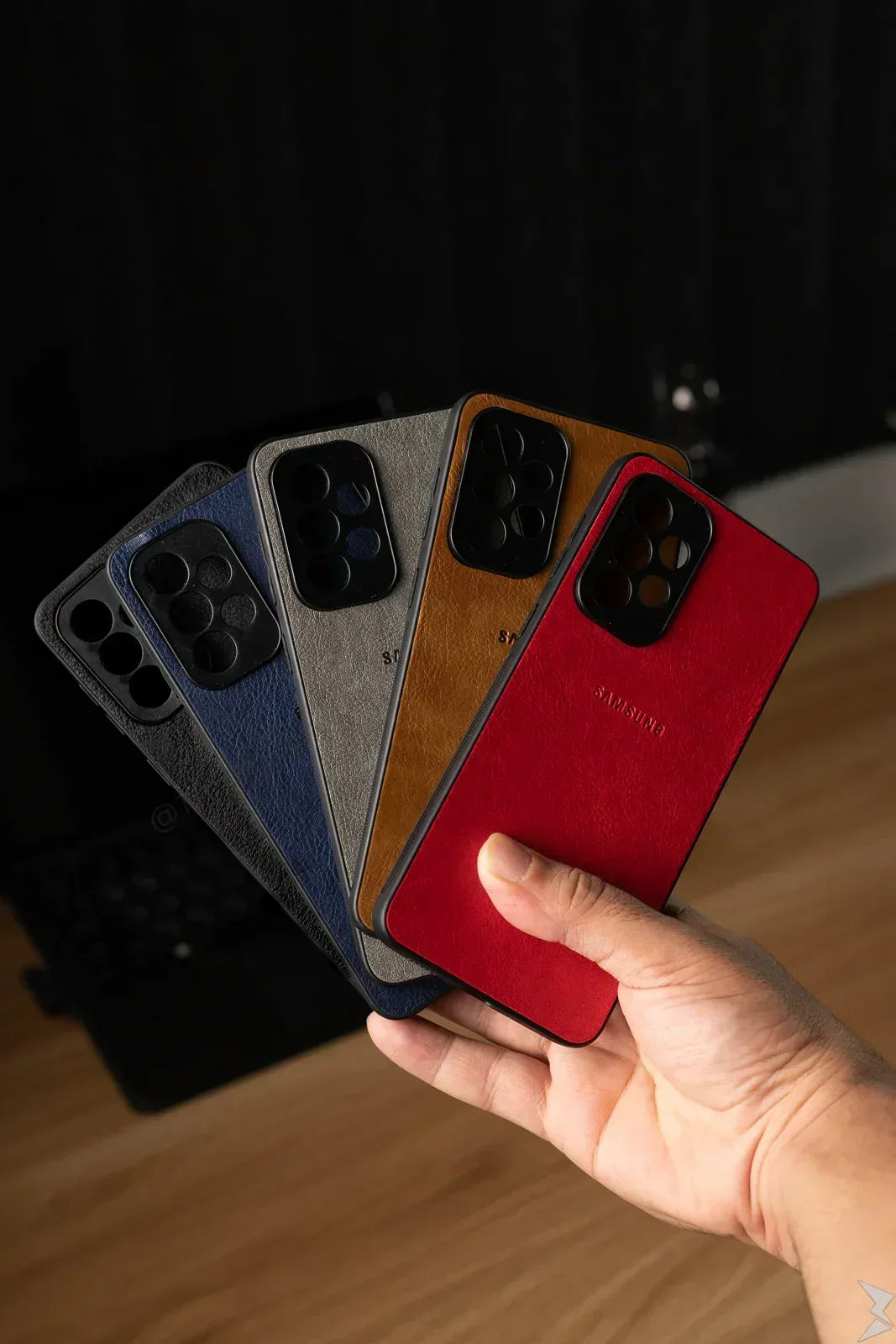Leather Camera Protection Case Samsung A33 - Three