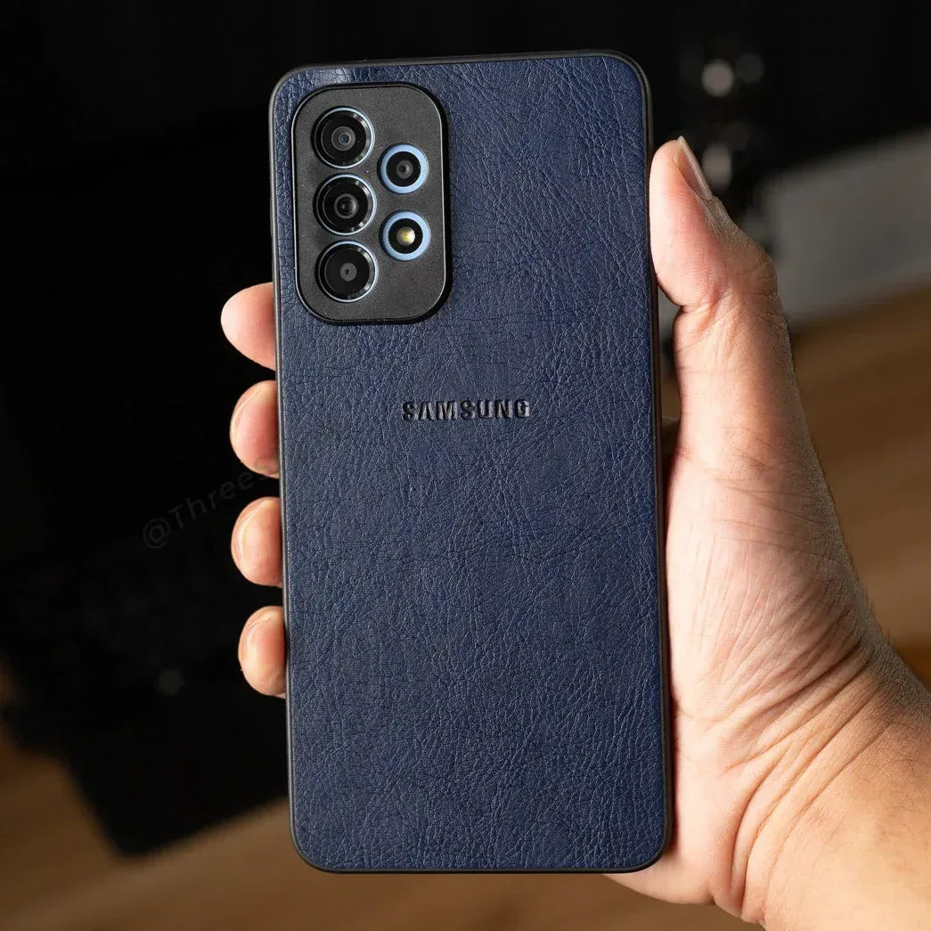 Leather Camera Protection Case Samsung A33 - Three