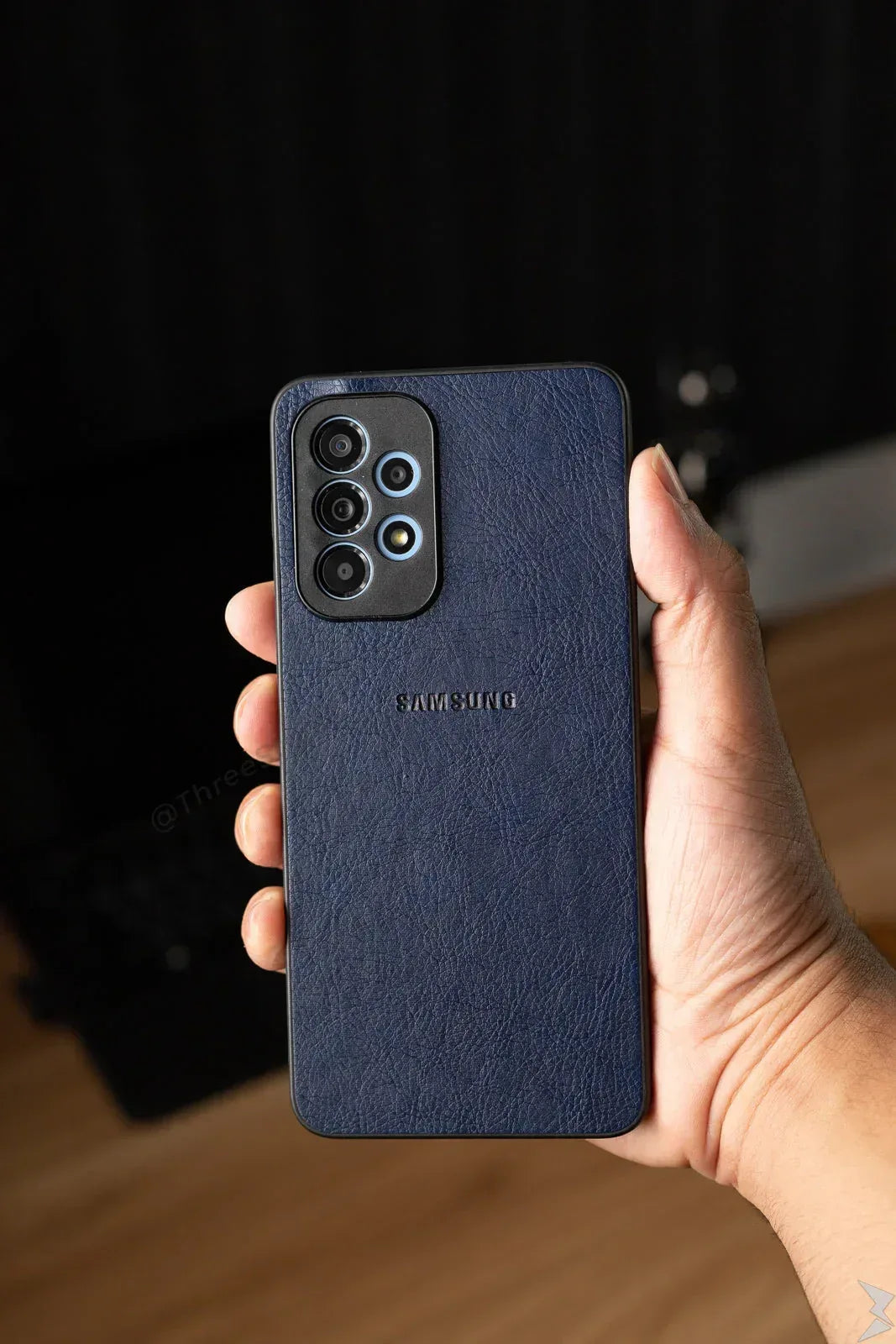 Leather Camera Protection Case Samsung A53 - Three