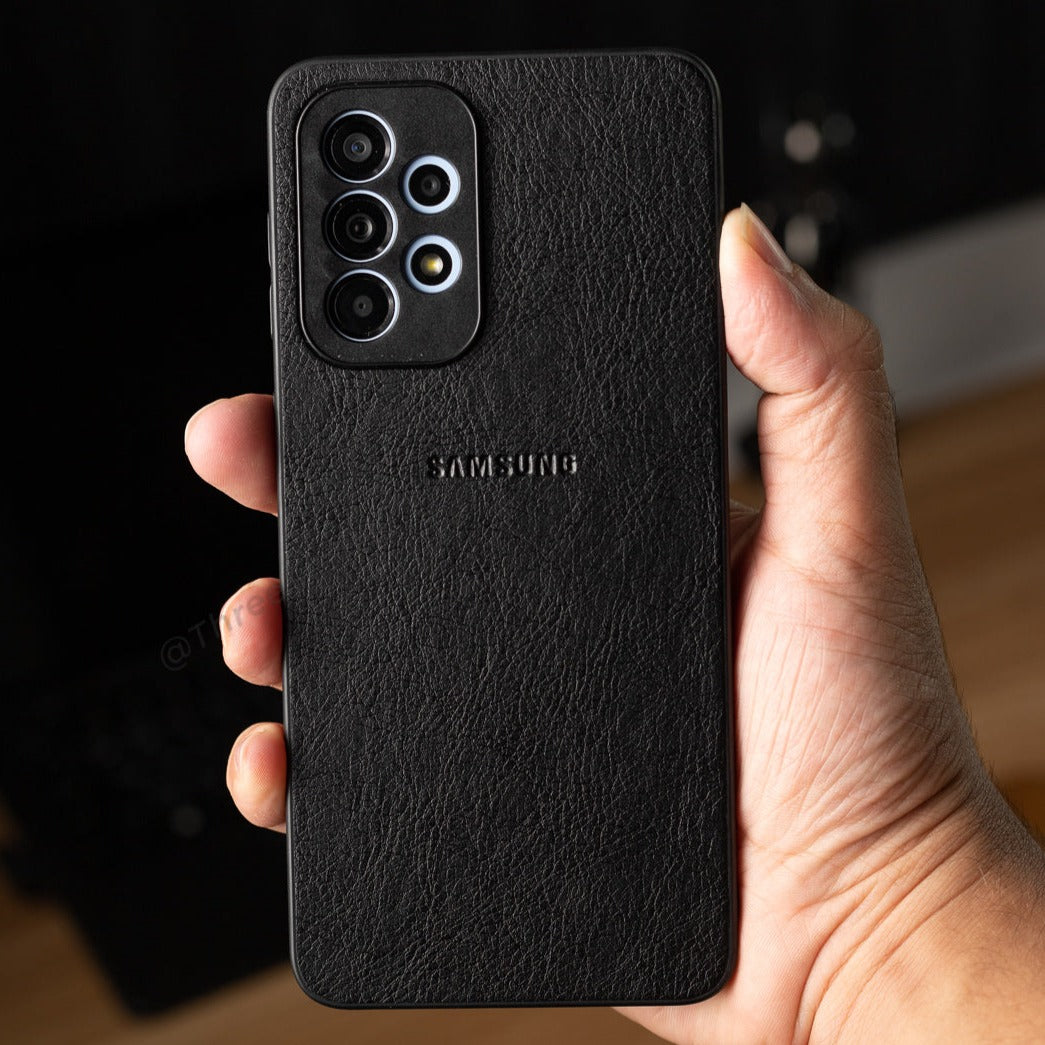 Leather Camera Protection Case Samsung A33