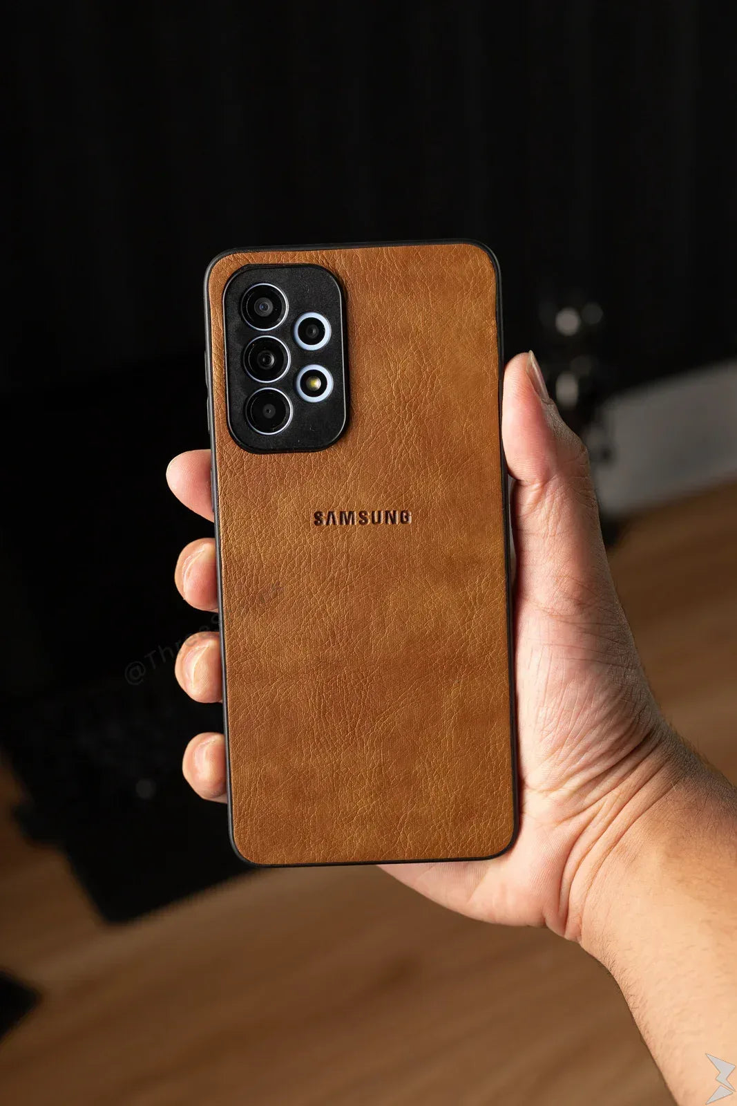 Leather Camera Protection Case Samsung A33 - Three