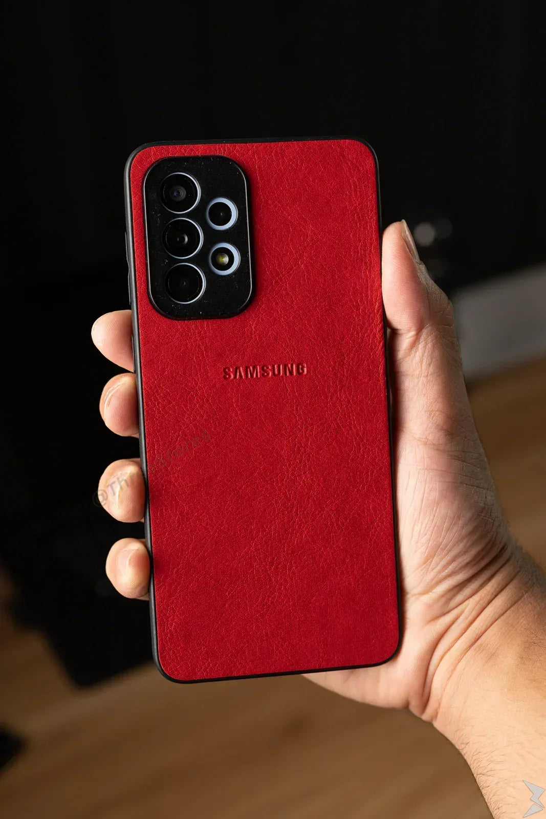 Leather Camera Protection Case Samsung A33 - Three