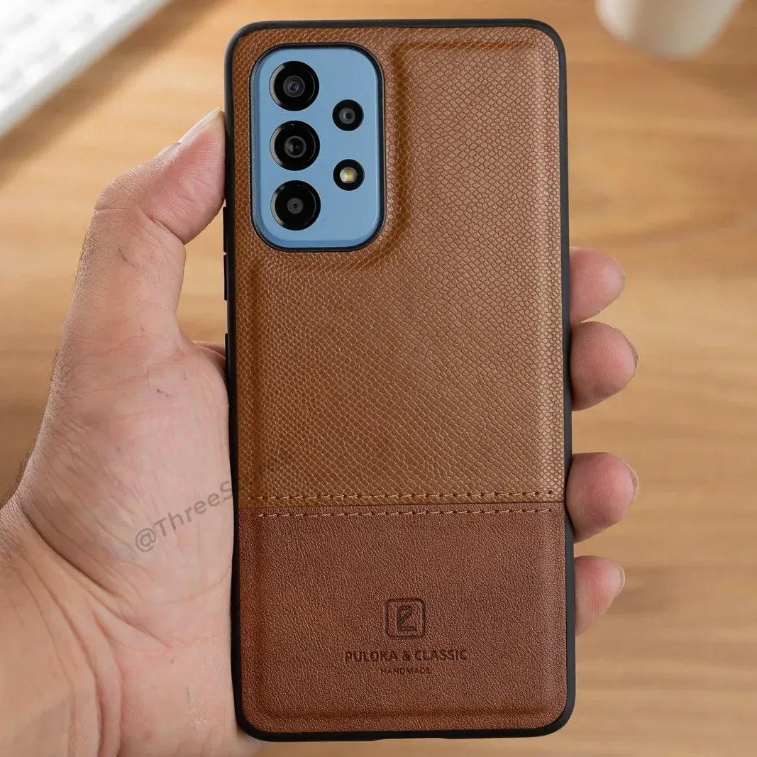 Puloka Mix Leather Case Samsung A73 - Three