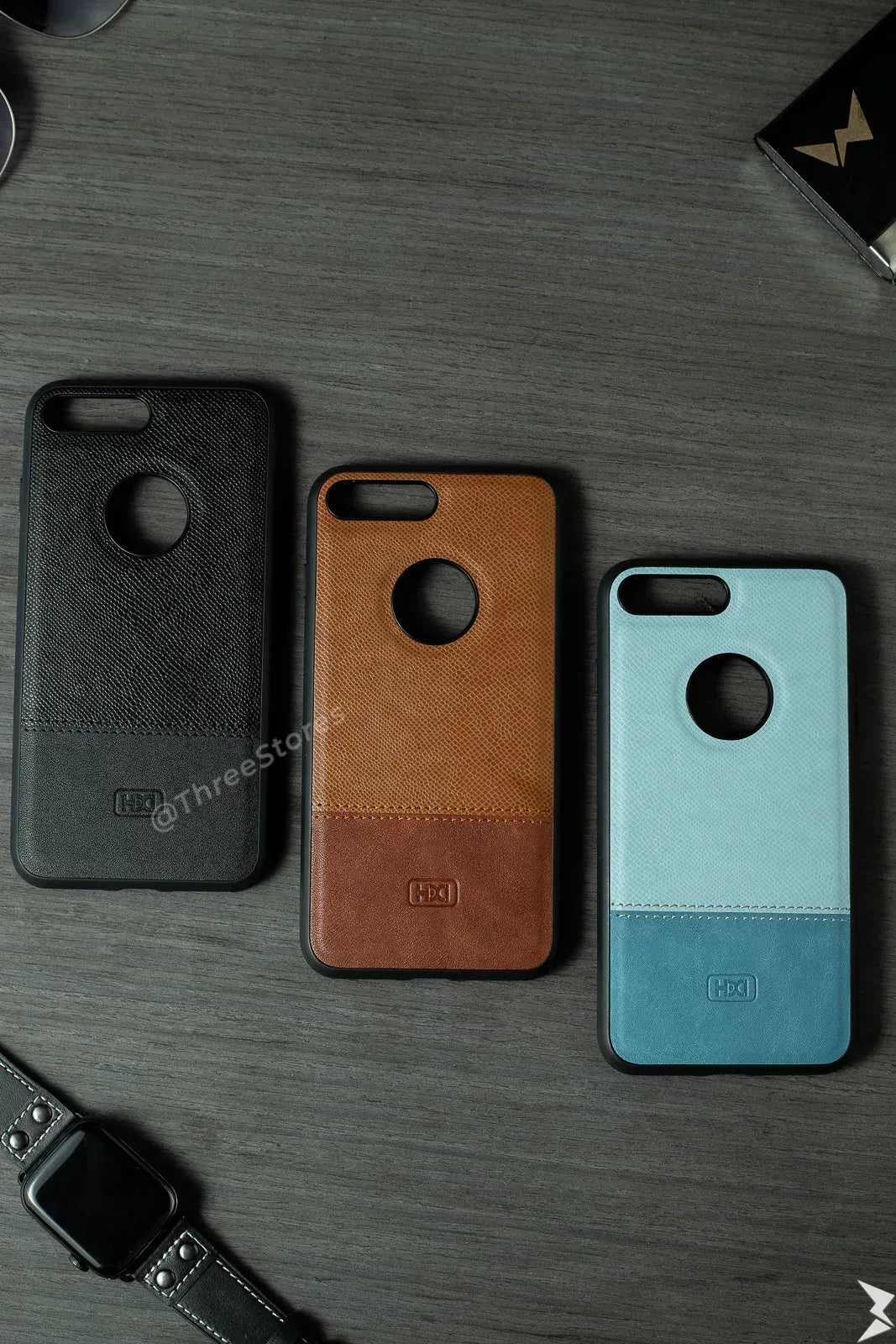 HDD Mix Leather Case iPhone 7/8 Plus - Three