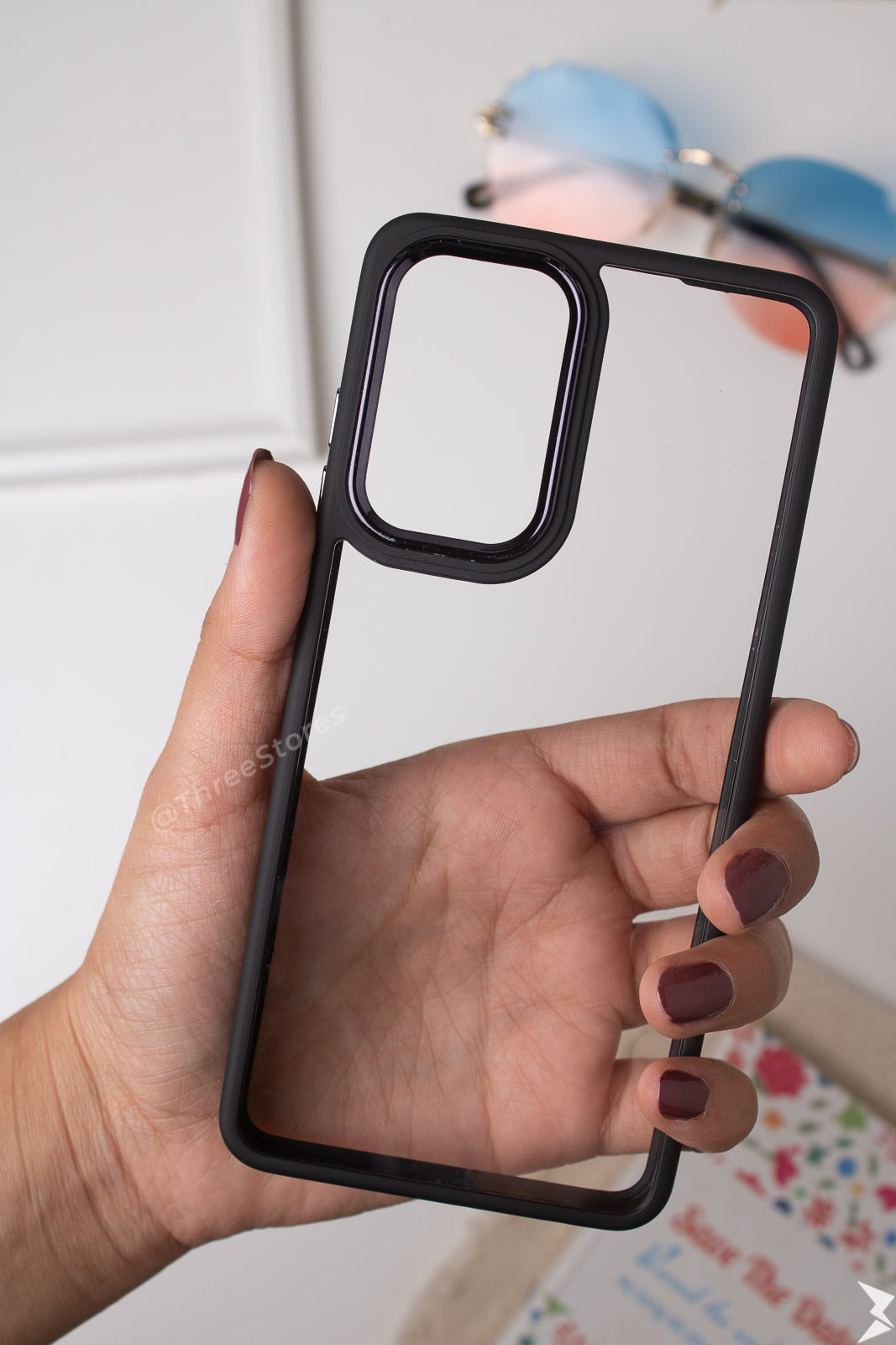 Skin Fashion Colored Frame Camera Case Samsung A33