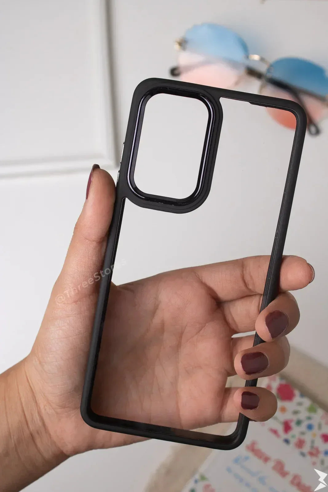 Skin Fashion Colored Frame Camera Case Samsung A33 - Three