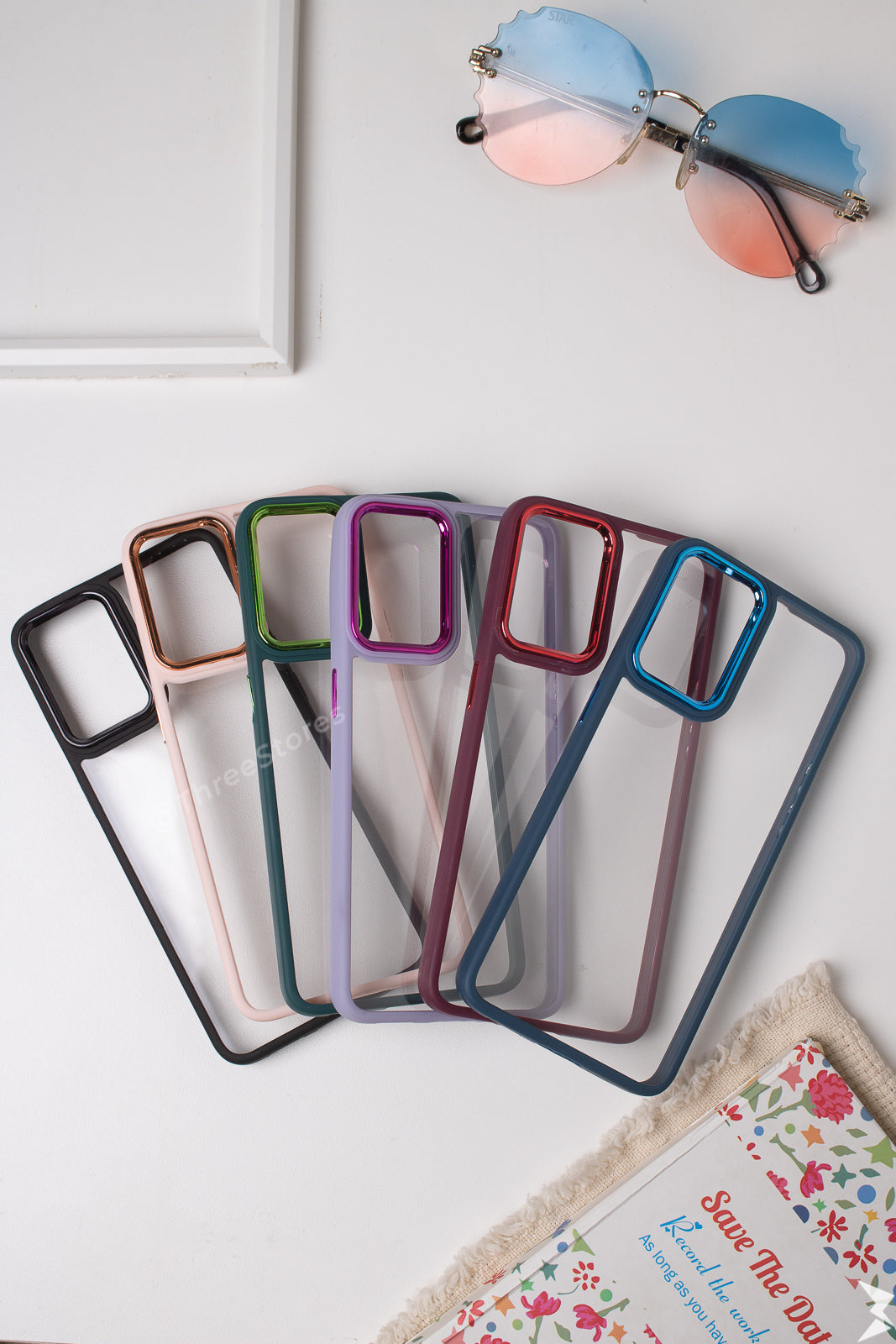 Skin Fashion Colored Frame Camera Case Samsung A33