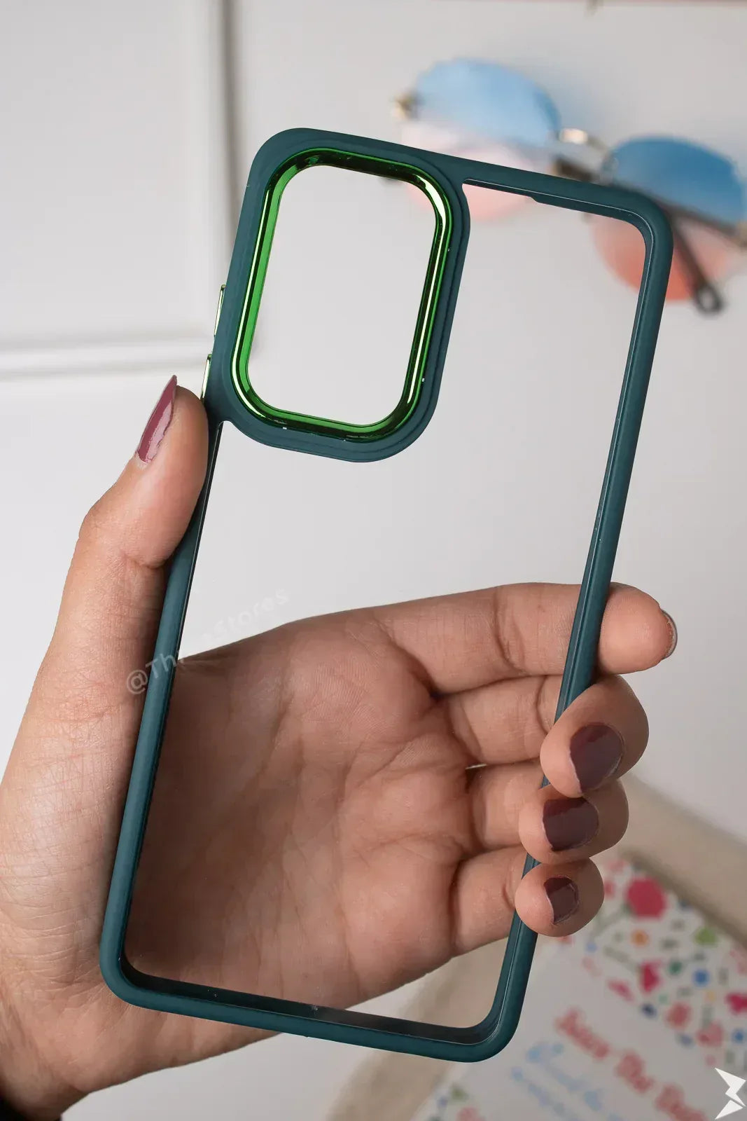 Skin Fashion Colored Frame Camera Case Samsung A33 - Three