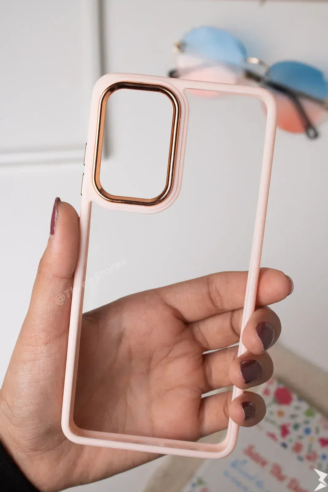 Skin Fashion Colored Frame Camera Case Samsung A33 - Three