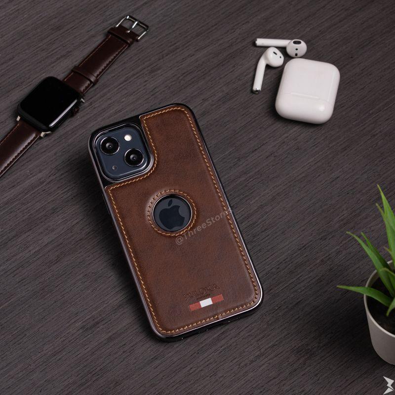 Puloka HandMade Leather Case iPhone 14 - Three