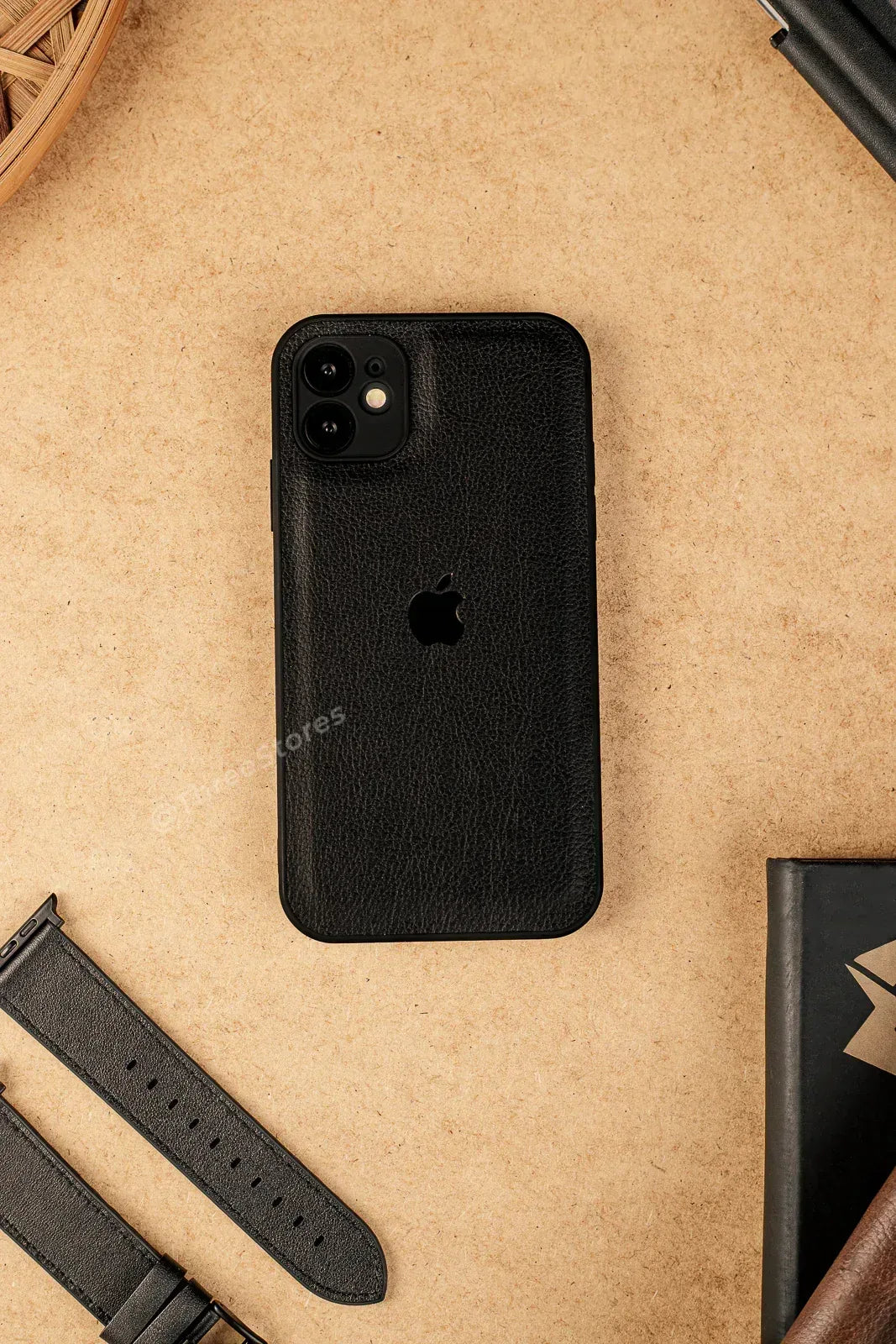 Q Series Leather Camera Protection Case iPhone 11 - Three