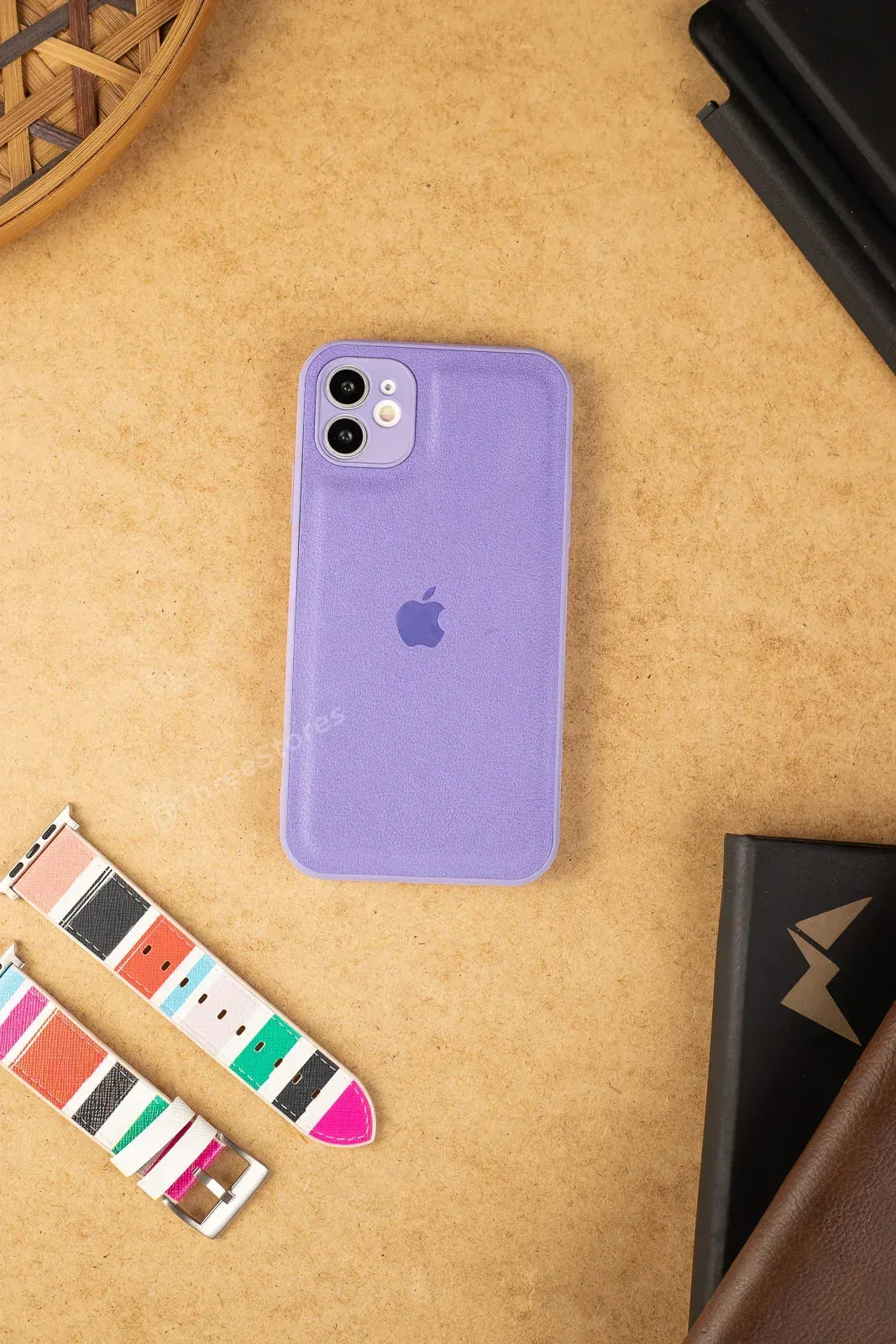 Q Series Leather Camera Protection Case iPhone 11 - Three