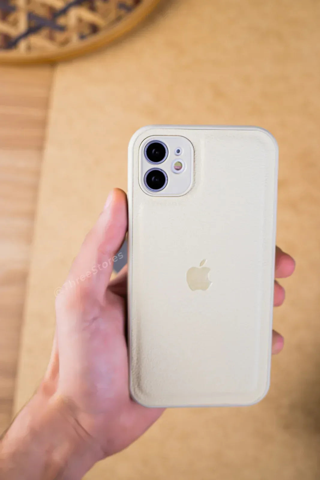 Q Series Leather Camera Protection Case iPhone 11 - Three