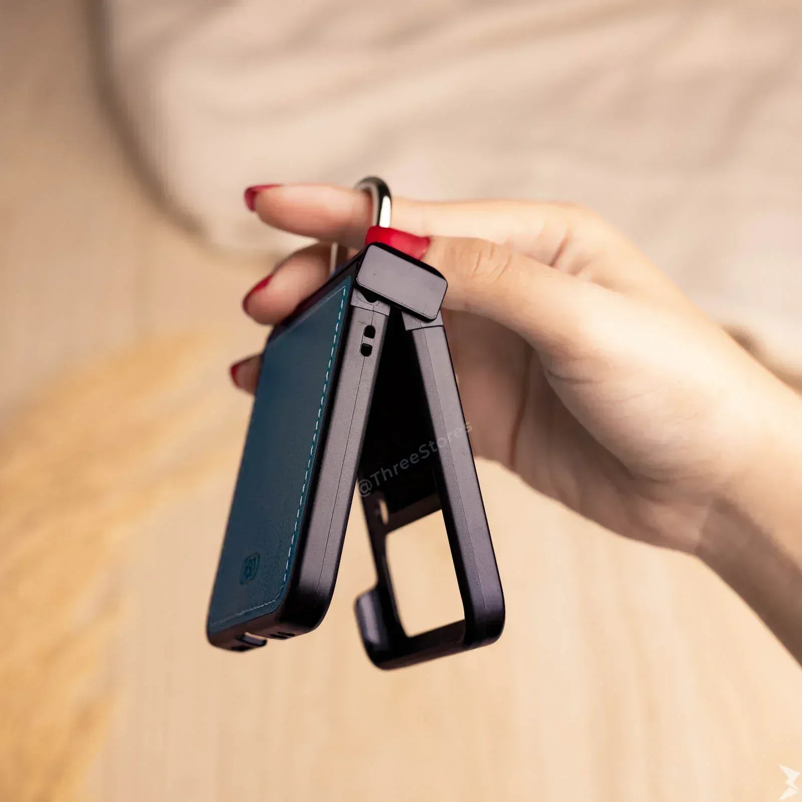 HDD Ring Leather Case Samsung Z Flip 4 - Three