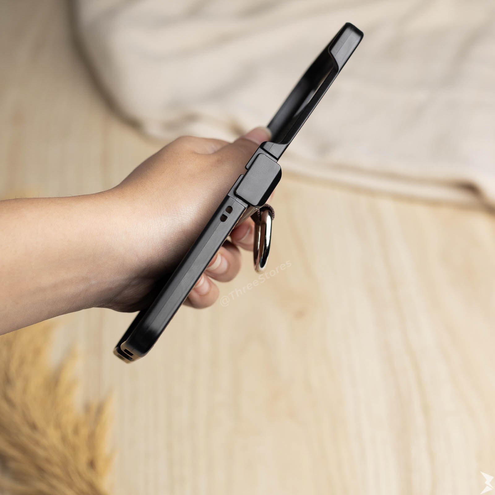 HDD Ring Leather Case Samsung Z Flip 3