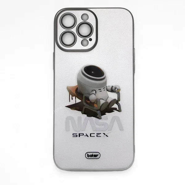 Boter Silver Camera Protection Case iPhone 12 Pro Max - Three