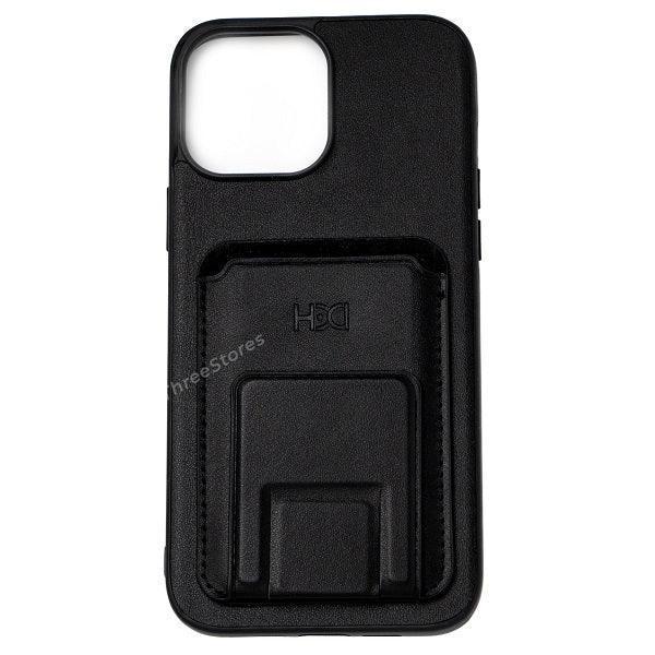 HDD Magnetic Stand Card Leather Case iPhone 13 Pro Max - Three