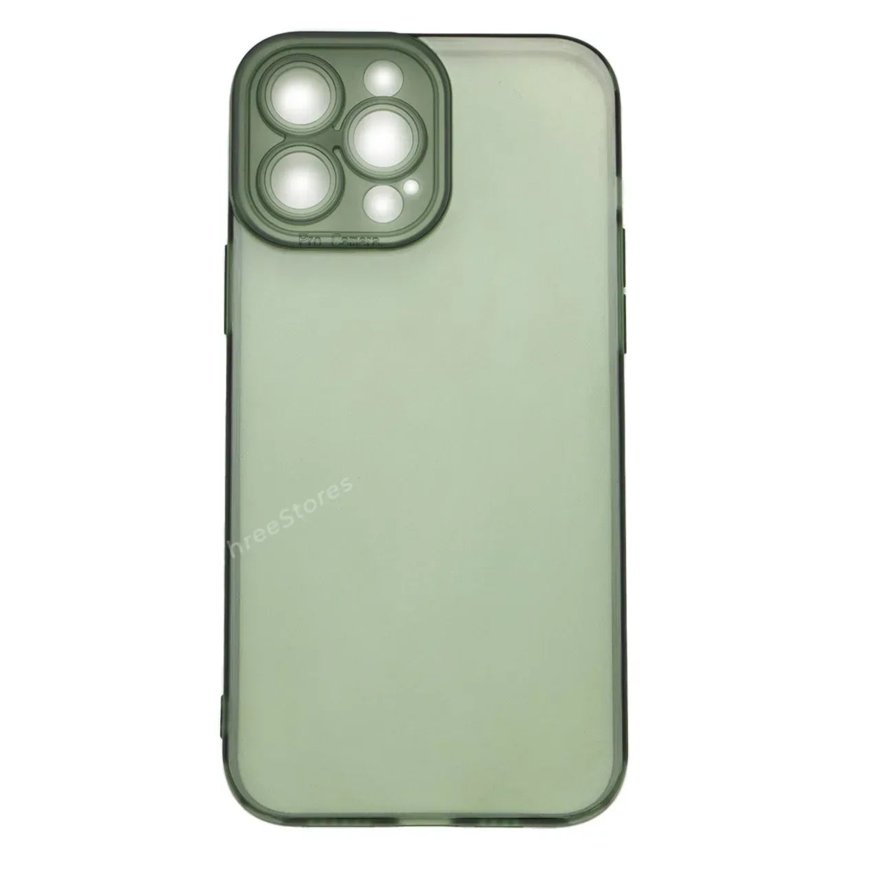 Unique Silicone Camera protection Case iPhone 12 Pro Max - Three